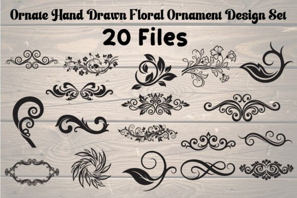 Vintage Decorative Swirls & Flourishes: Elevating Modern Design