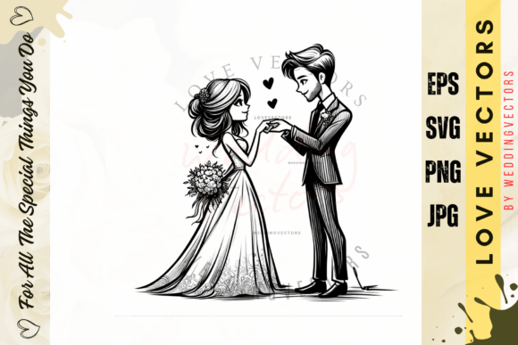 Wedding Couple & Love Vectors: A Designer's Guide to C3804