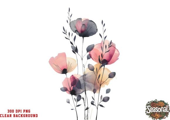Wild Flower Watercolor Sublimation: A Designer's Spring Palette